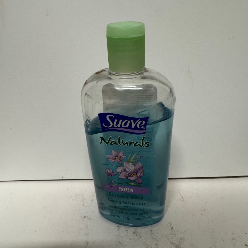 Suave Naturals Freesia Flexible Hold Gel Vitamin E Vintage HTF